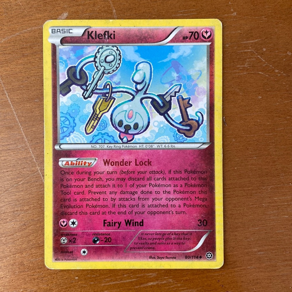 Klefki Pokémon Card
